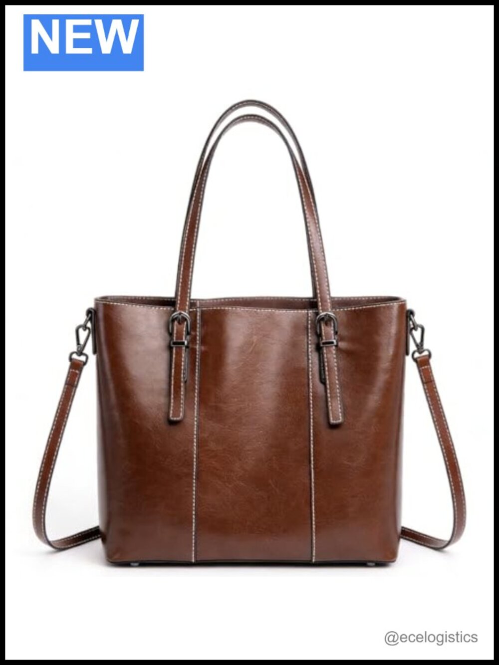 Women's Genuine Leather Top Handle Satchel Tote Work Handbag Large Capacity